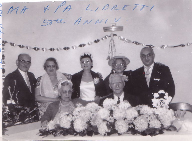 John & Mary Libretti — 50th wedding anniversary, 1958