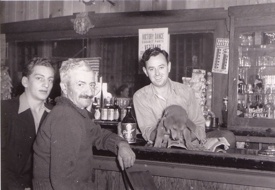James Rispoli & Sabby, behind the bar
