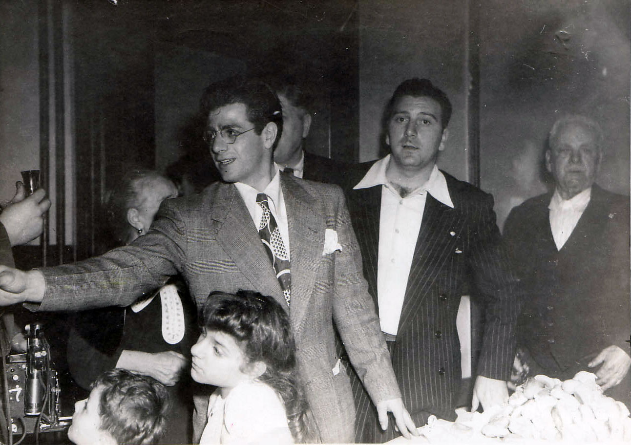 Anthony Rispoli, Giovanni "John" Cavallone and Francesco Cavallone, about 1950