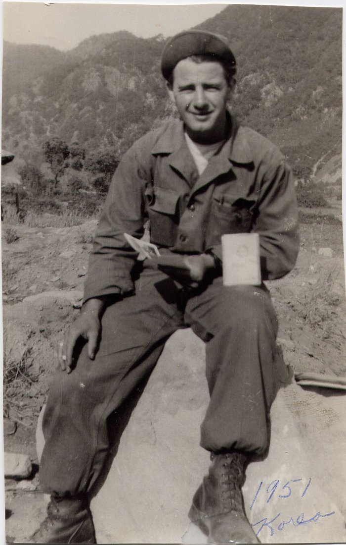 Serving in Korea, 1951