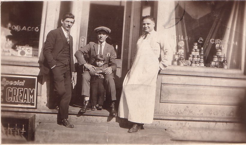 Frank Blue Eyes Novello's Grocery Store, circa 1926